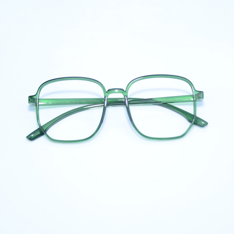 กรอบแว่นตาทรงเหลี่ยม-สีเขียว6